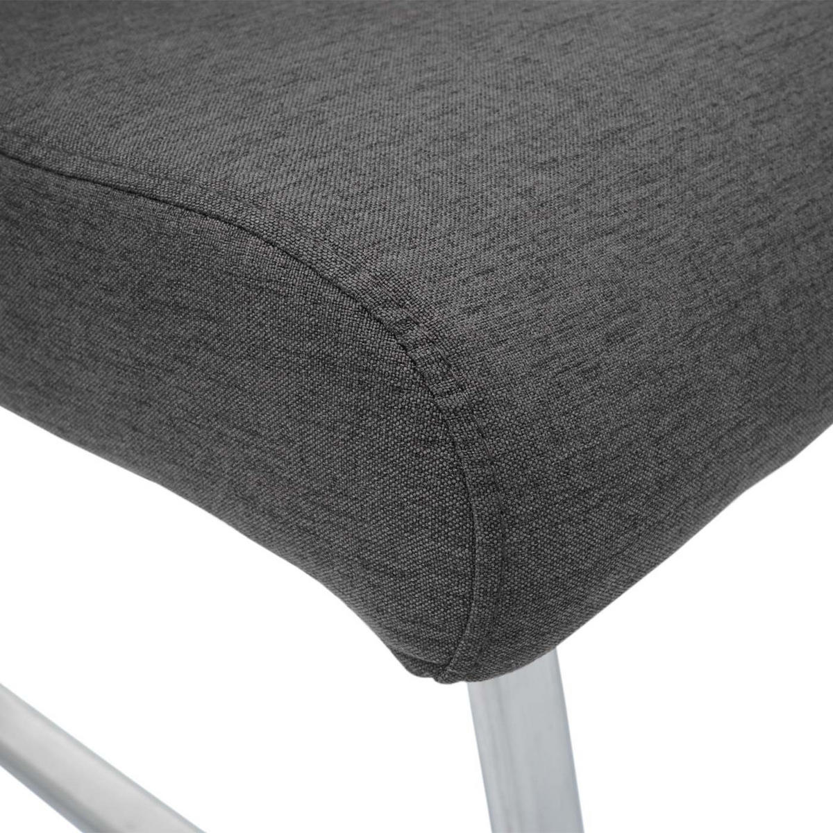 SITZBANK Grau - Grau, Textil (180/99/68cm) - MCW