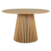 DININGTISCH Oria - rund 120 cm - Eichenholz natur - Braun/Naturfarben, Holz (120/120/75cm) - bene living