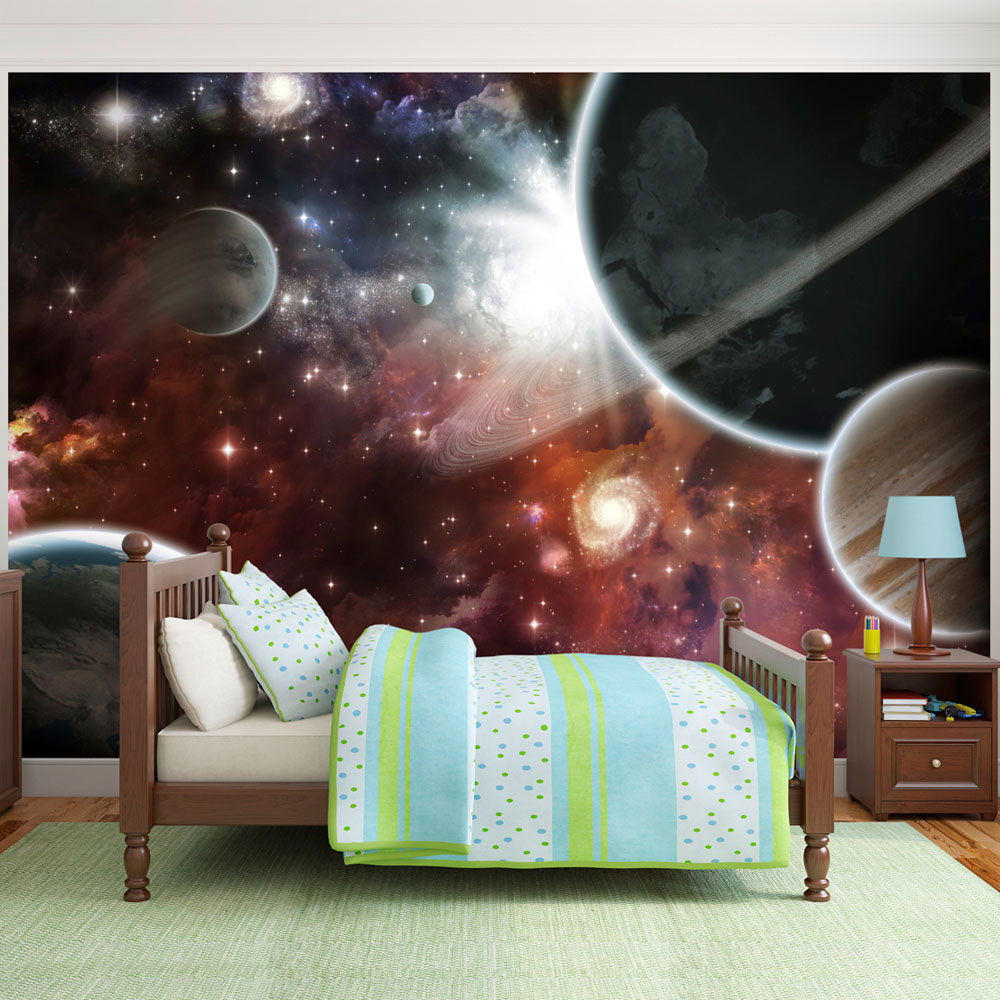 SELBSTKLEBENDE FOTOTAPETE 294/210 cm - Schwarz/Braun, Kunststoff/Textil (294/1cm) - KUNSTLOFT