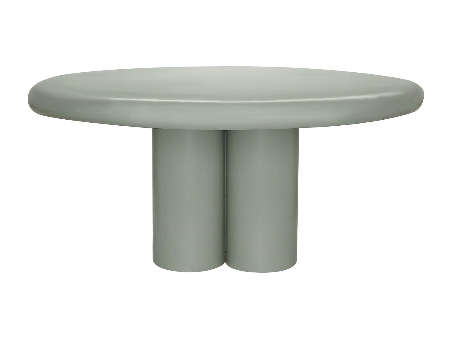 COUCHTISCH - 81 cm x 81 cm - metall - mandelgrün Jorina - Grün, Metall (81/81/38cm) - Vente-Unique