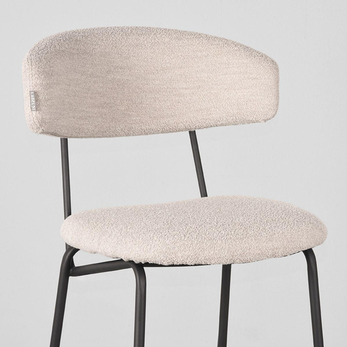 BARHOCKER Zack Beige 53/57/95 cm 2er-Set - Beige, Metall (57/95/53cm) - LABEL51