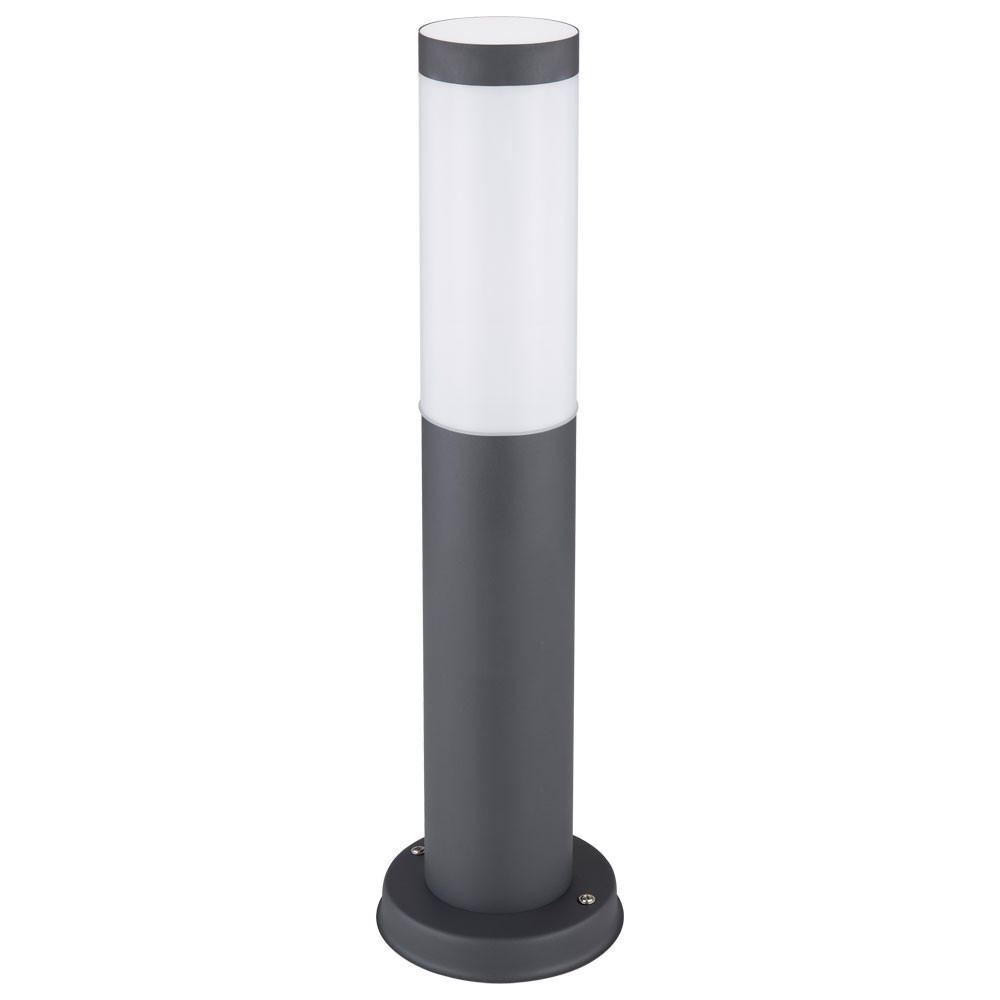 LED AUSSENLEUCHTE BOSTON Edelstahl Anthrazit - Anthrazit, Kunststoff (7.6/7.6/45cm)