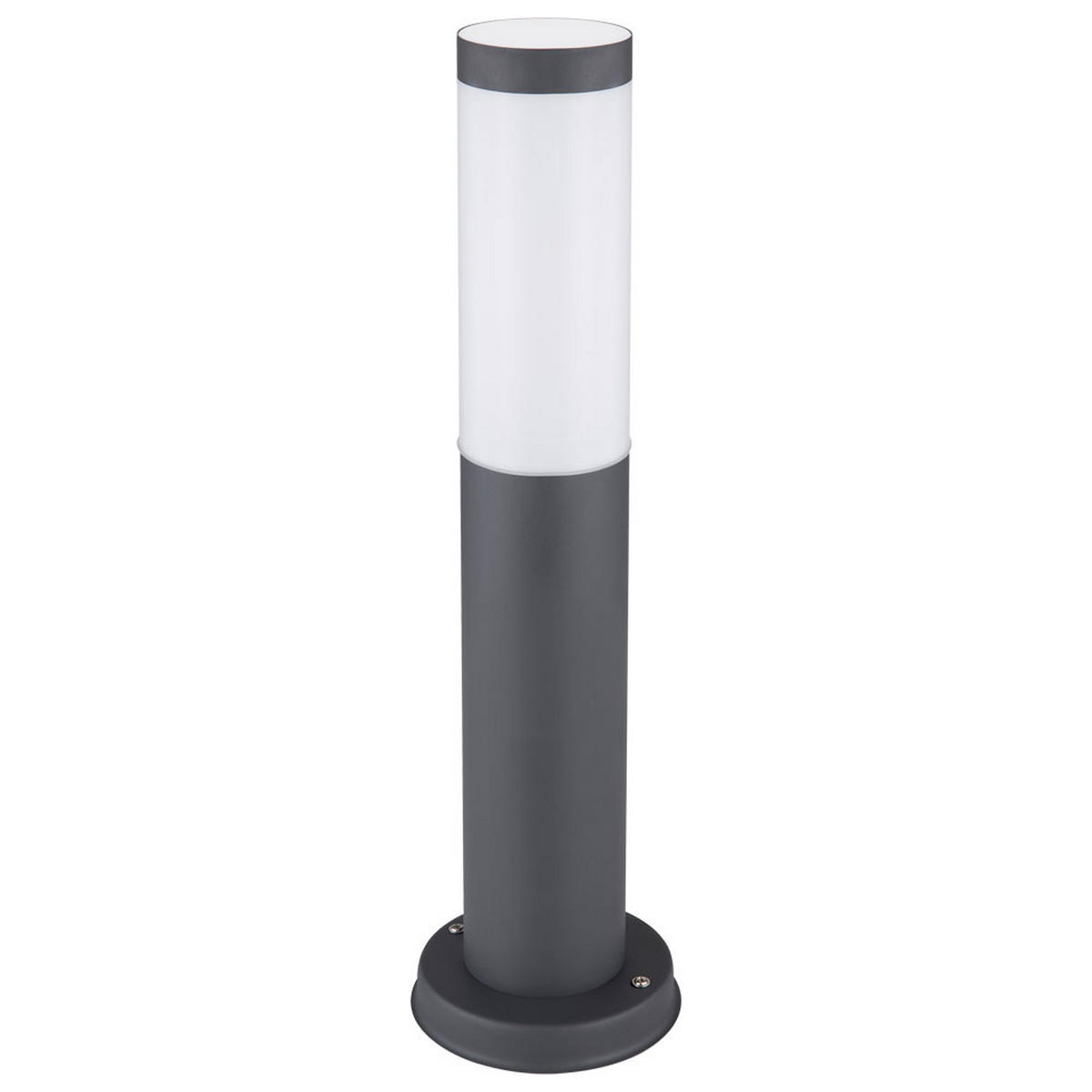 LED STEHLEUCHTE Edelstahl Anthrazit - Anthrazit, Metall (7.6/7.6/45cm)
