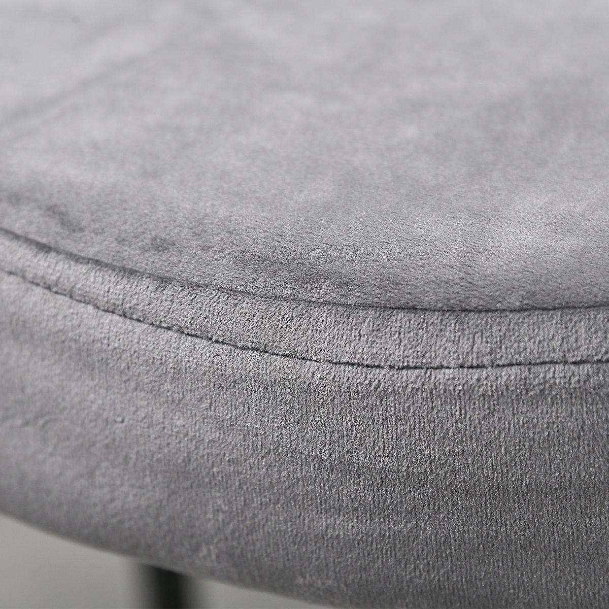 ESSZIMMERSTÜHLE, Polyester, Dunkelgrau - Dunkelgrau, Kunststoff (41.5/46/41.5cm) - HOMCOM