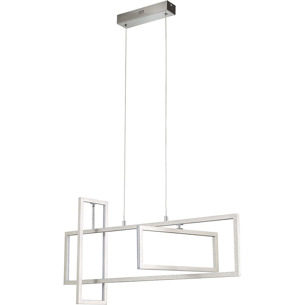 LED HÄNGELAMPE Metall Silber - Silberfarben, Metall (83/15/150cm)