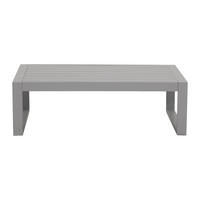 GARTENBEISTELLTISCH - 110 cm x 61.2 cm - Metall - Taupe - MOLOKAI - Taupe, Metall (61.2/110/35.5cm) - Vente-Unique