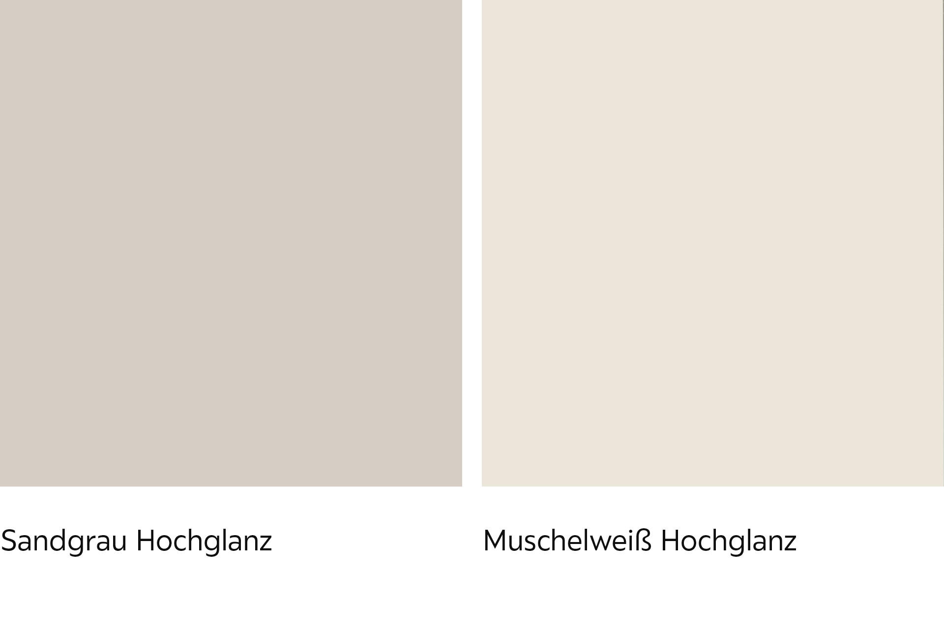 Sandgrau und Muschelweiß Frontfarben