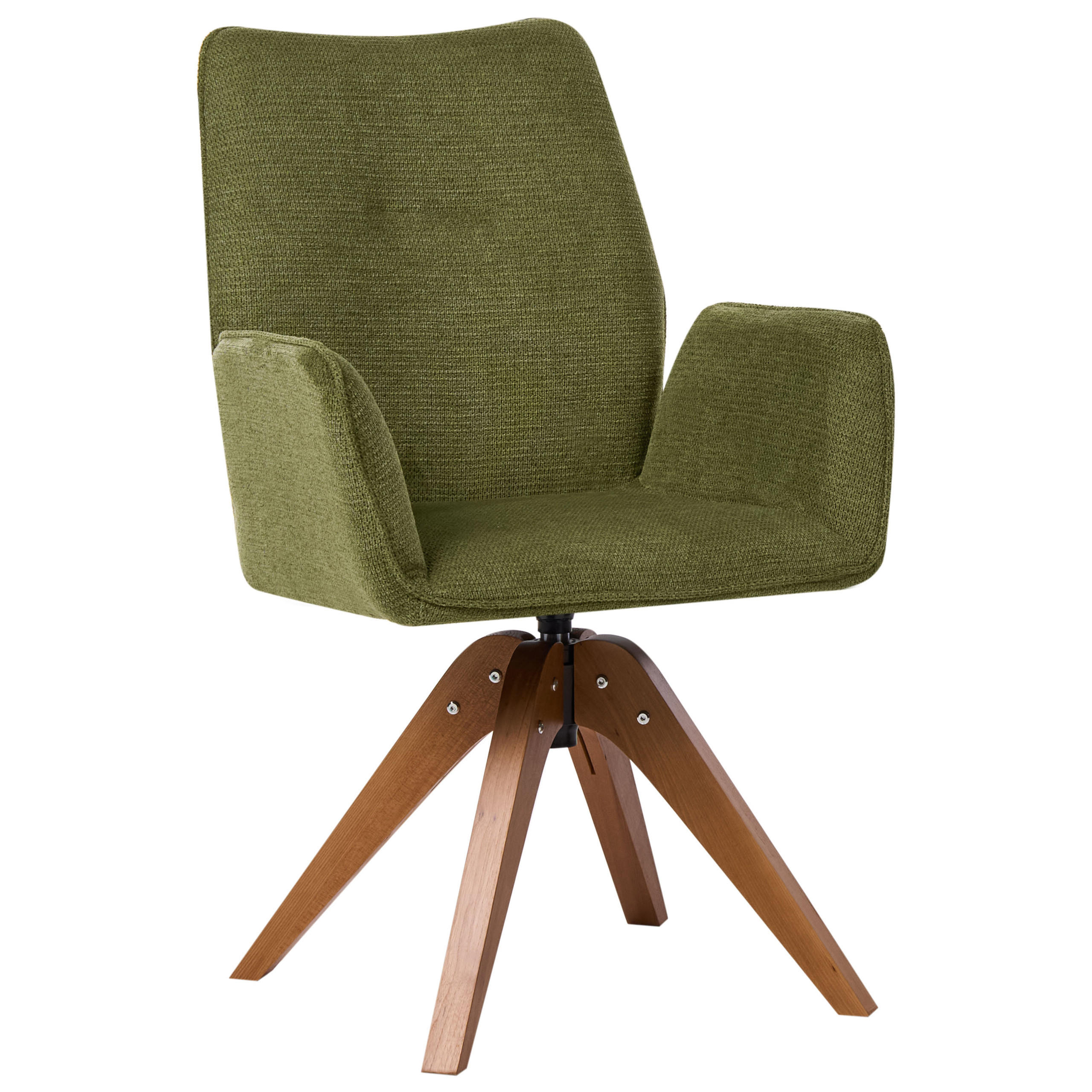 SCAUN DE BUCĂTĂRIE rotativ in sintetic verde Mokena