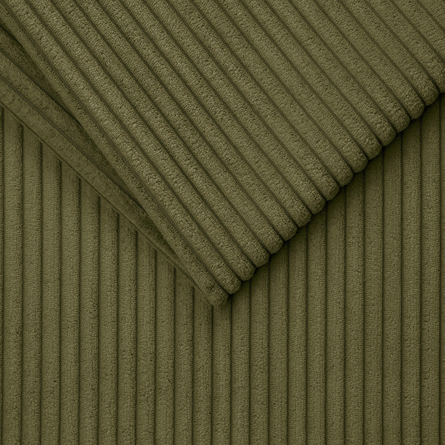 WECHSELBEZUG für Polsterbett - Olivgrün, Textil (180/200cm) - home24