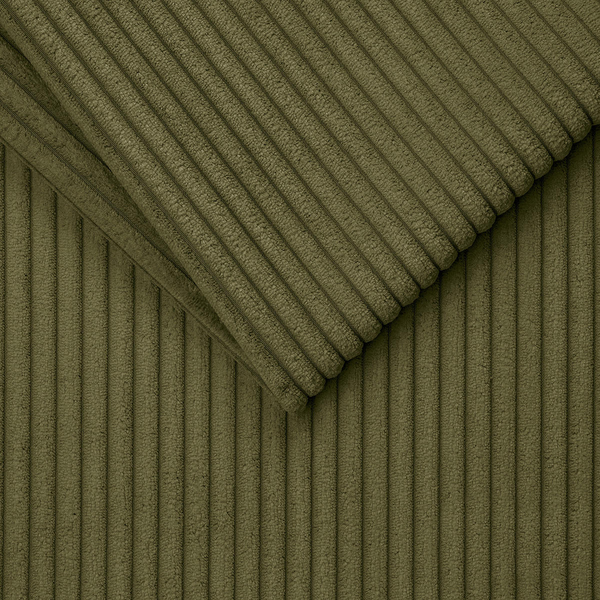 WECHSELBEZUG für Polsterbett - Olivgrün, Textil (180/200cm) - home24