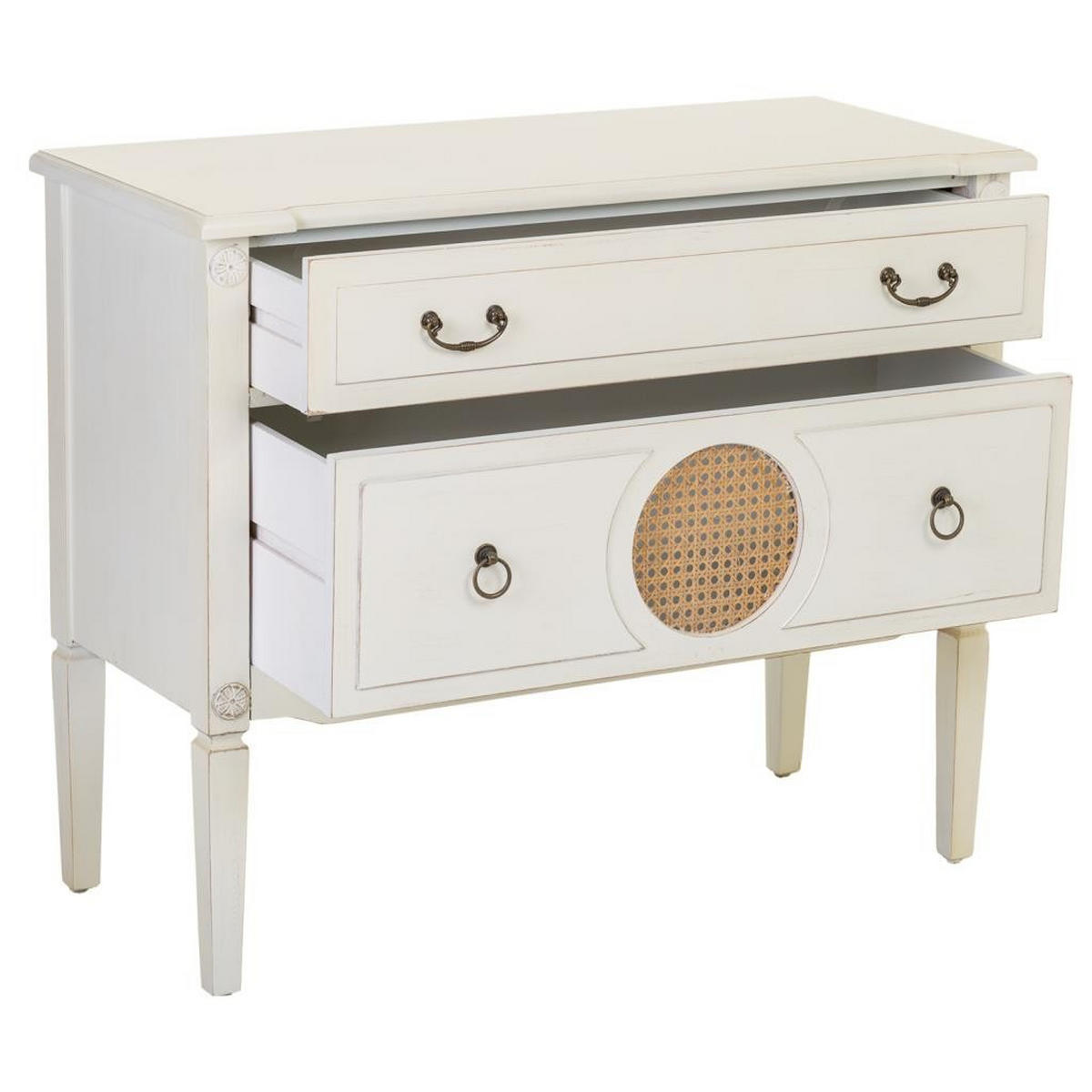KOMMODE 88x38x72 cm - Weiß, Holz (88/38/72cm) - Wanderlust
