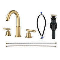 ARMATUR für Warm- und Kaltwasser – Gold – G1/2 - Platinfarben, Metall (35/8.5/28cm)
