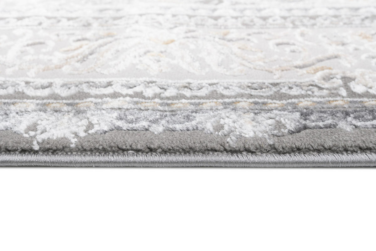 TEPPICH HERA Grau Beige 140/200 cm - Beige/Grau, Textil (140/200cm) - Tapiso