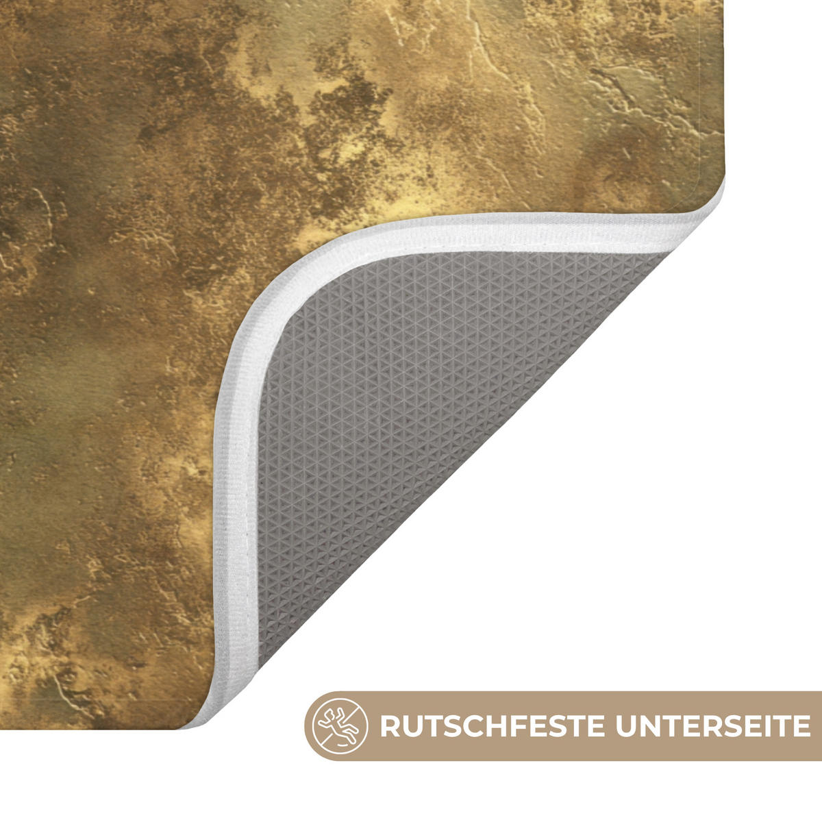 KÚPEĽŇOVÁ PREDLOŽKA Starožitný - metalický vzhľad - zlatý 80x50 cm - zlatá, textil/plast (80/50cm) - OnlyWow
