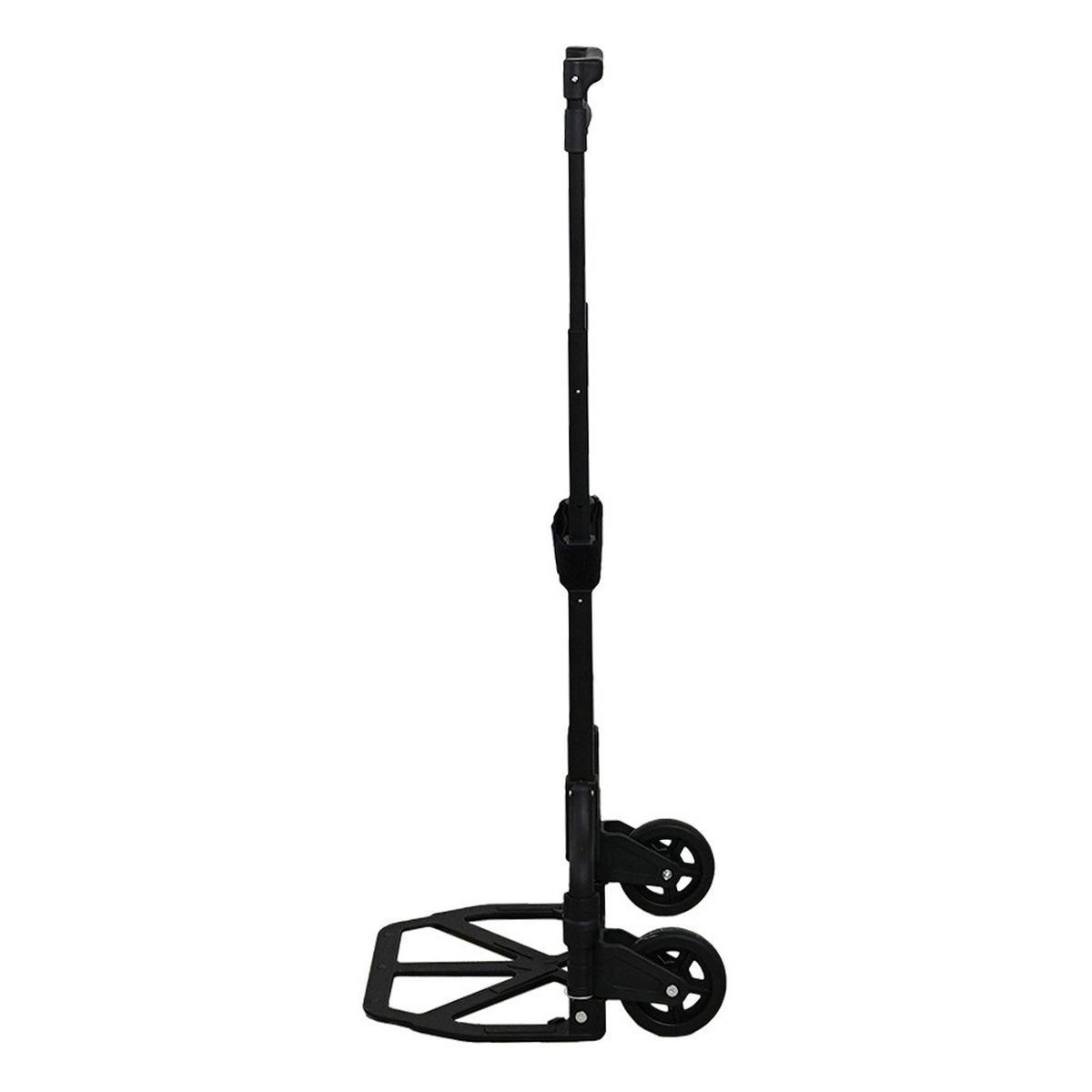 SACKKARRE Elephant klappbar 110x39x42cm Traglast 70kg AluminiumrahmenTRR Fachgummiräder Schwarz - Schwarz, Metall (42/39/110cm) - PROREGAL