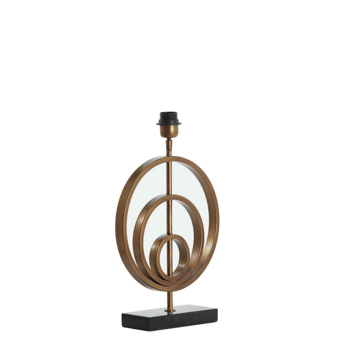 LAMPENFUSS Cassel Bronze 30/9/41 cm - Bronzefarben, Metall (30/9/41cm) - Light & Living