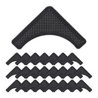 24XPROTIŠMYKOVÉ podložky na koberce - čierna, plast (9.5/9.5cm) - Relaxdays