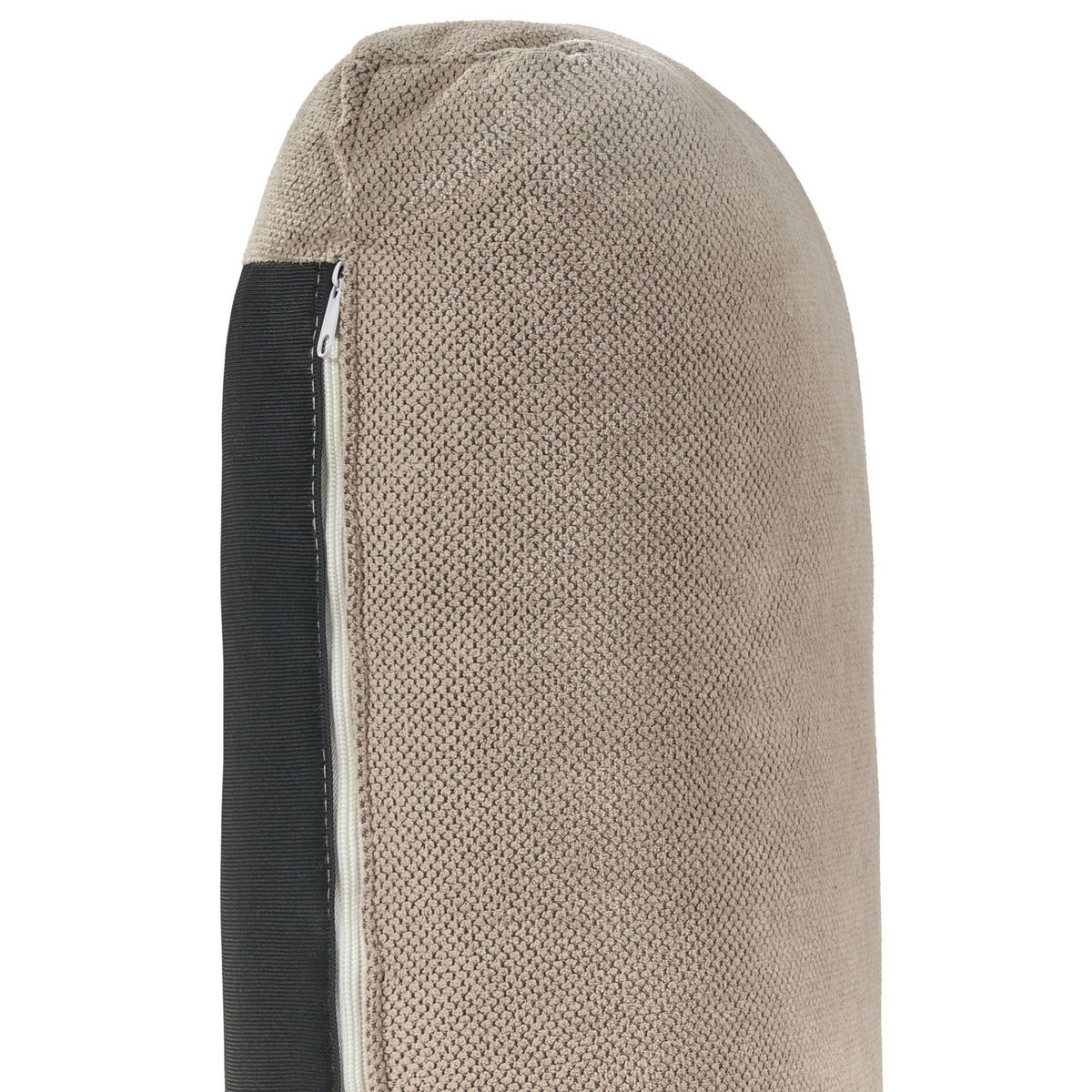 ECKSOFA 4-Sitzer Stoff Taupe linksseitig Siggard - Taupe/Beige, Textil (296/163cm) - Beliani