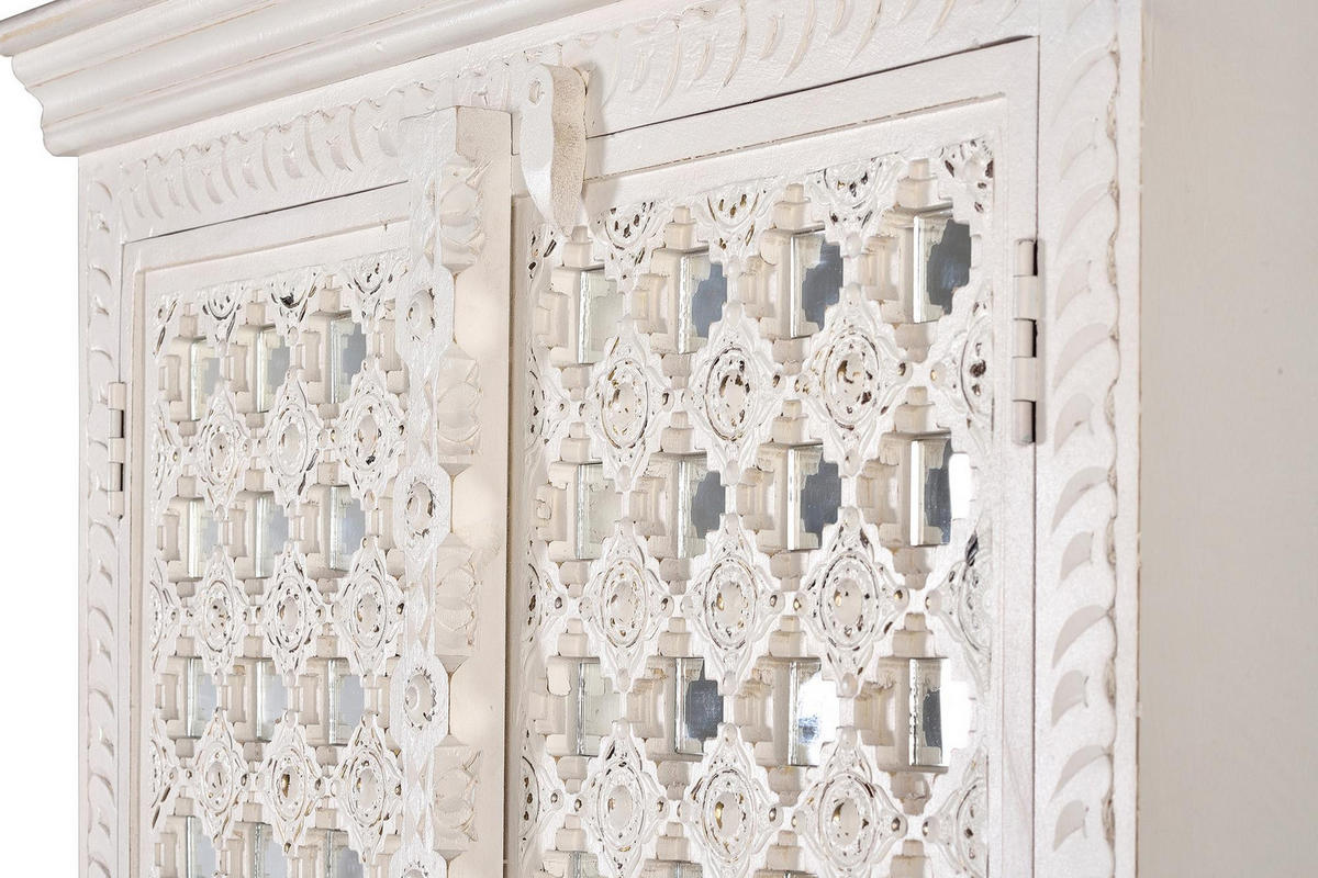 HIGHBOARD aus Mangoholz - Weiß, Holz (40/180/90cm) - Giner y Colomer