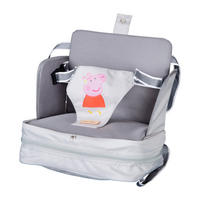 BOOSTERSITZ Peppa Pig - Grau, Textil (28/30/23cm) - Roba