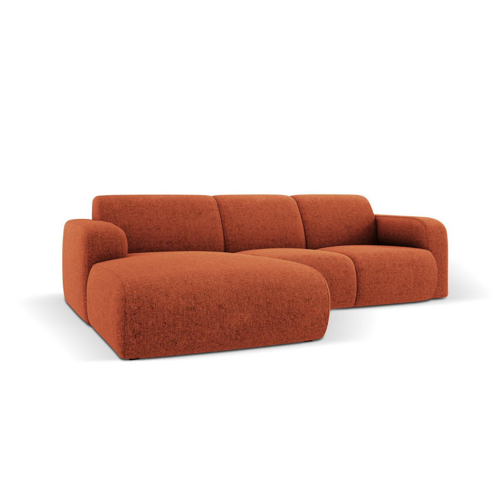 Thumbnail - Micadoni Ecksofa, Terra cotta, Textil, 4-Sitzer, L-Form, 250x170 cm, Hergestellt in Europa, Oeko-Tex®, Wohnzimmer, Sofas...