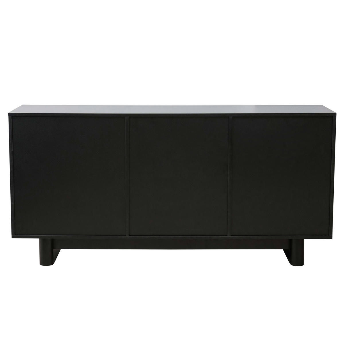 SIDEBOARD, Schwarz - Schwarz, Holz (40/78/160cm) - Oviala