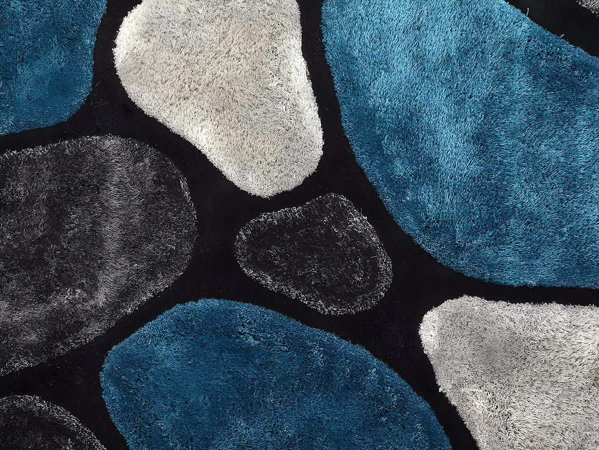 WOHNZIMMERTEPPICH - 200 x 140 - stoff - türkisblau Pietra - Türkis, Textil (200/140cm) - Vente-Unique