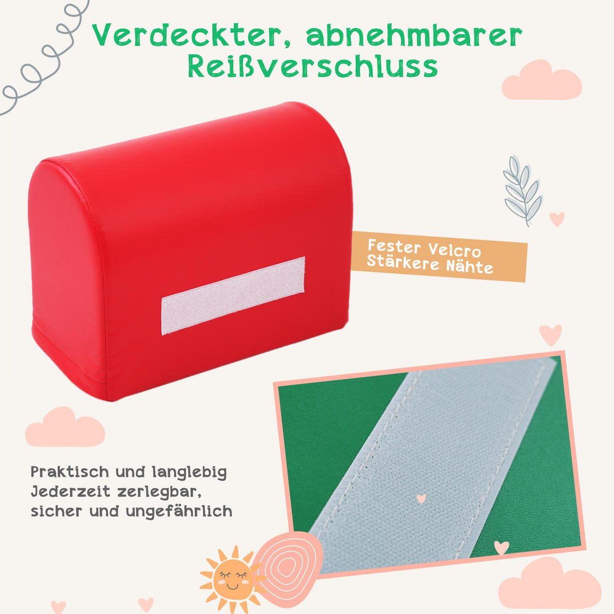 SCHAUMSTOFFBAUSTEINE Kinder Spielset - Orange, Textil (40/38/35cm) - Fortuna Lai