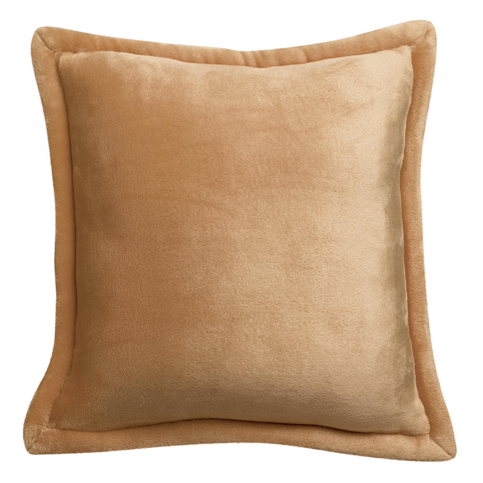 KISSEN Tender ocker 50 x 50 cm - Currygelb, Textil (50/50cm) - Vivaraise