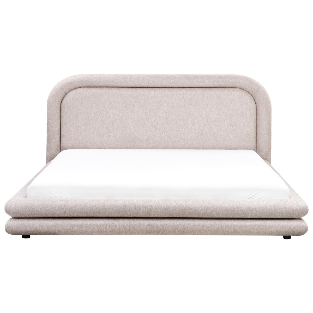 WASSERBETT 180x200 cm Beige Lavardens - Taupe, Textil (180/200cm) - Beliani