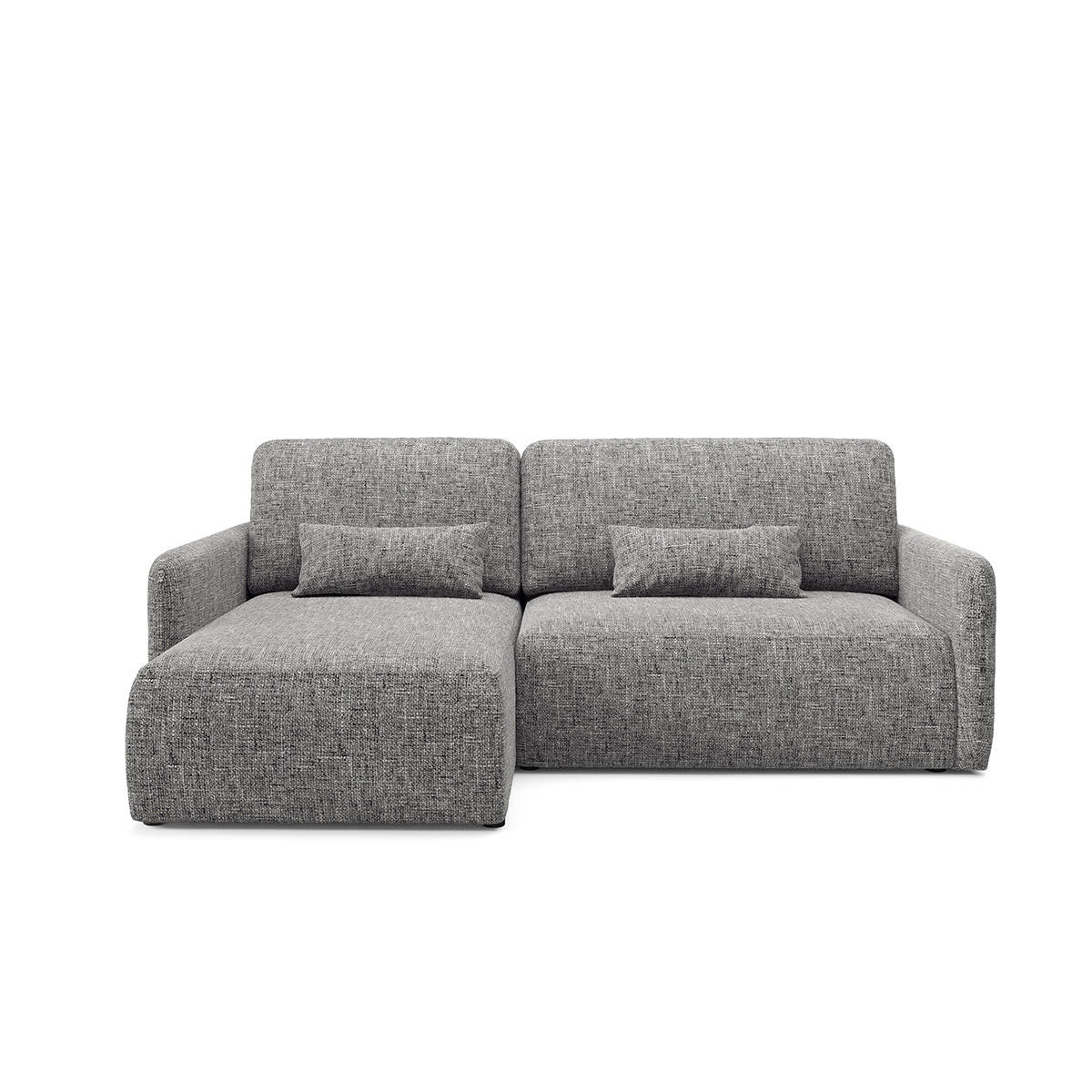 ECKSOFA Lazare 3 Sitzplätze Grau - Grau, Holz (207/148cm) - Petits-meubles