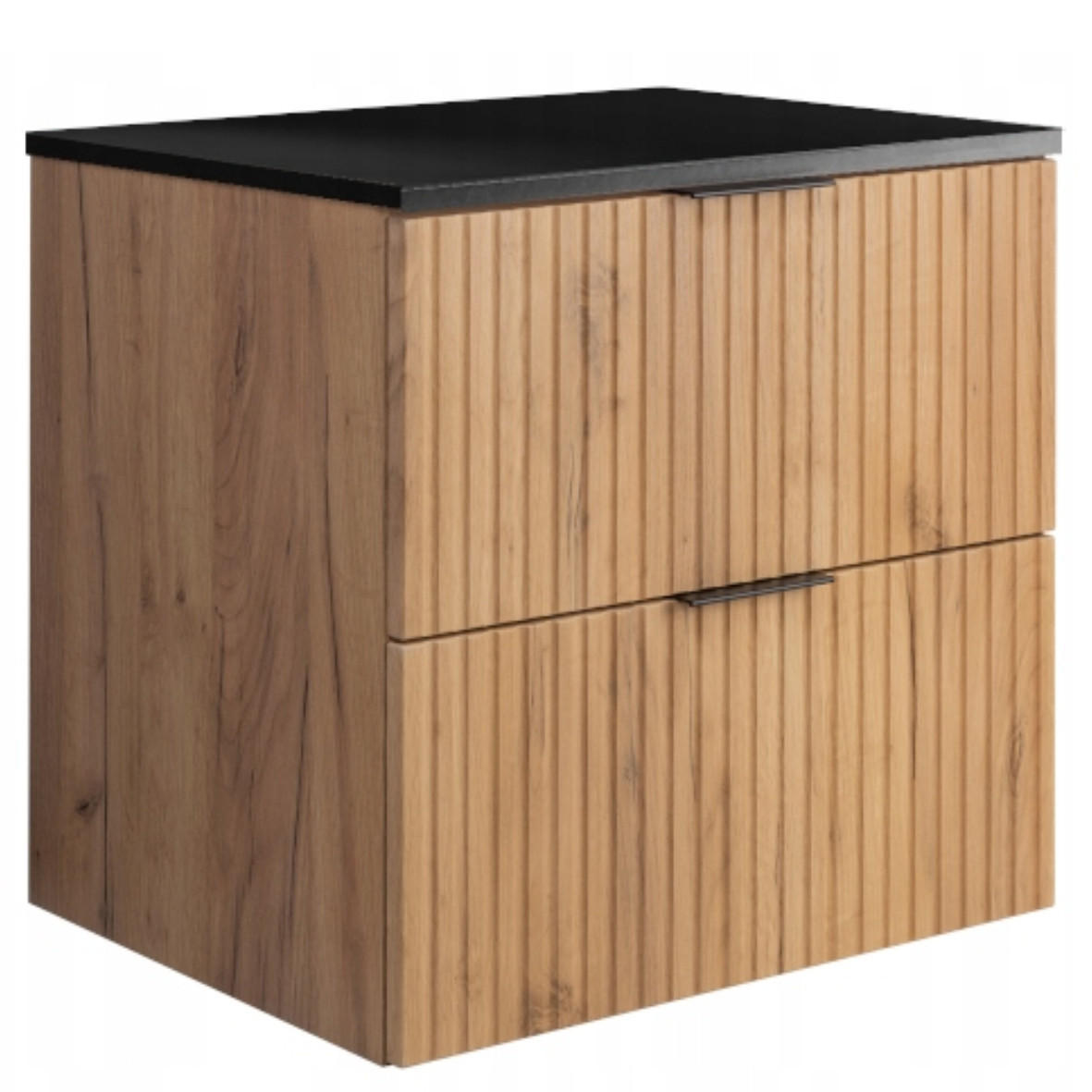 WASCHBECKUNTERSCHRANK FLOW + Platte Eiche Craft 60/57/46 cm - Eichefarben, Holzwerkstoff (60/57/46cm) - Rodan