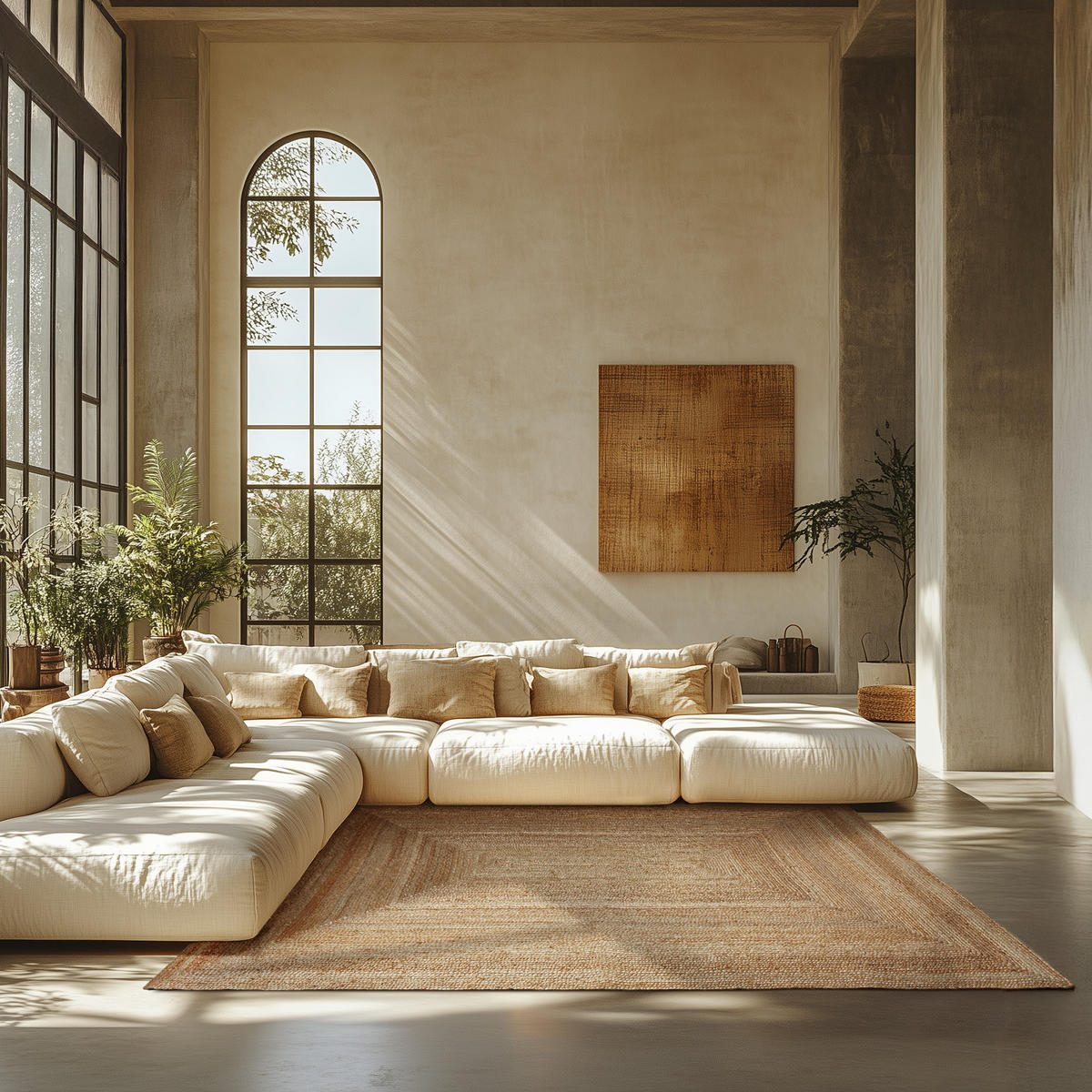 TEPPICH Handgewebt Glim,strapazierfähig und pflegeleicht,braun - Braun, Textil (200/290cm) - tectake