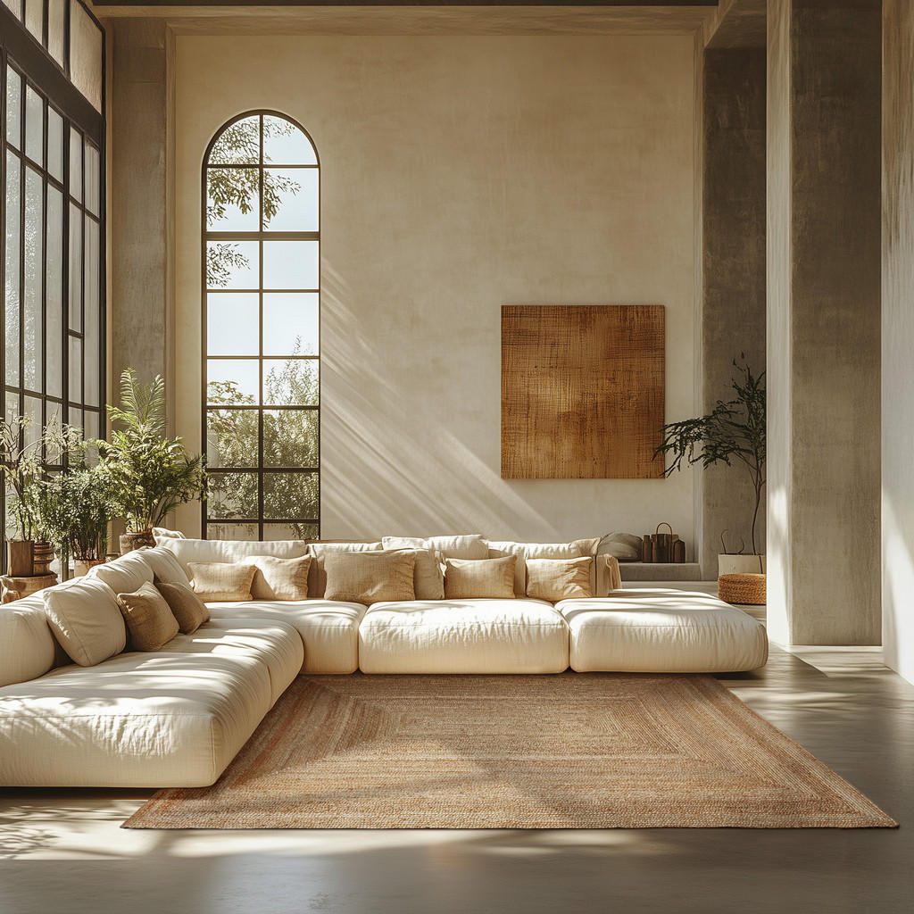 Thumbnail - tectake Teppich, Braun, Textil, Rechteckig, 200x290 cm, Teppiche & Böden, Teppiche, Naturteppiche