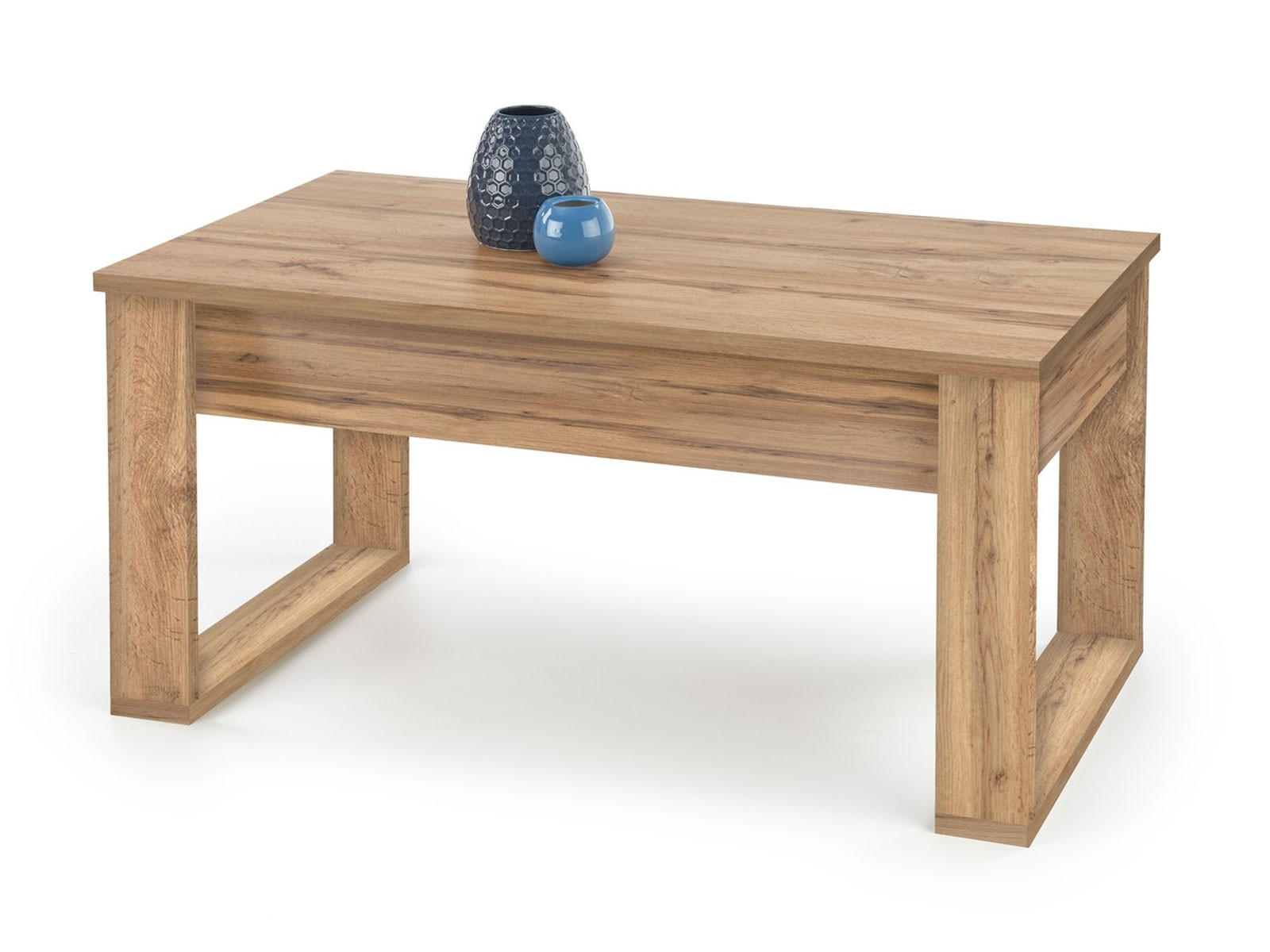 COUCHTISCH Nea Eiche Wotan 110 / 60 / 52cm - Eichefarben, Holz/Holzwerkstoff (60/110/52cm) - Feldmann-Wohnen