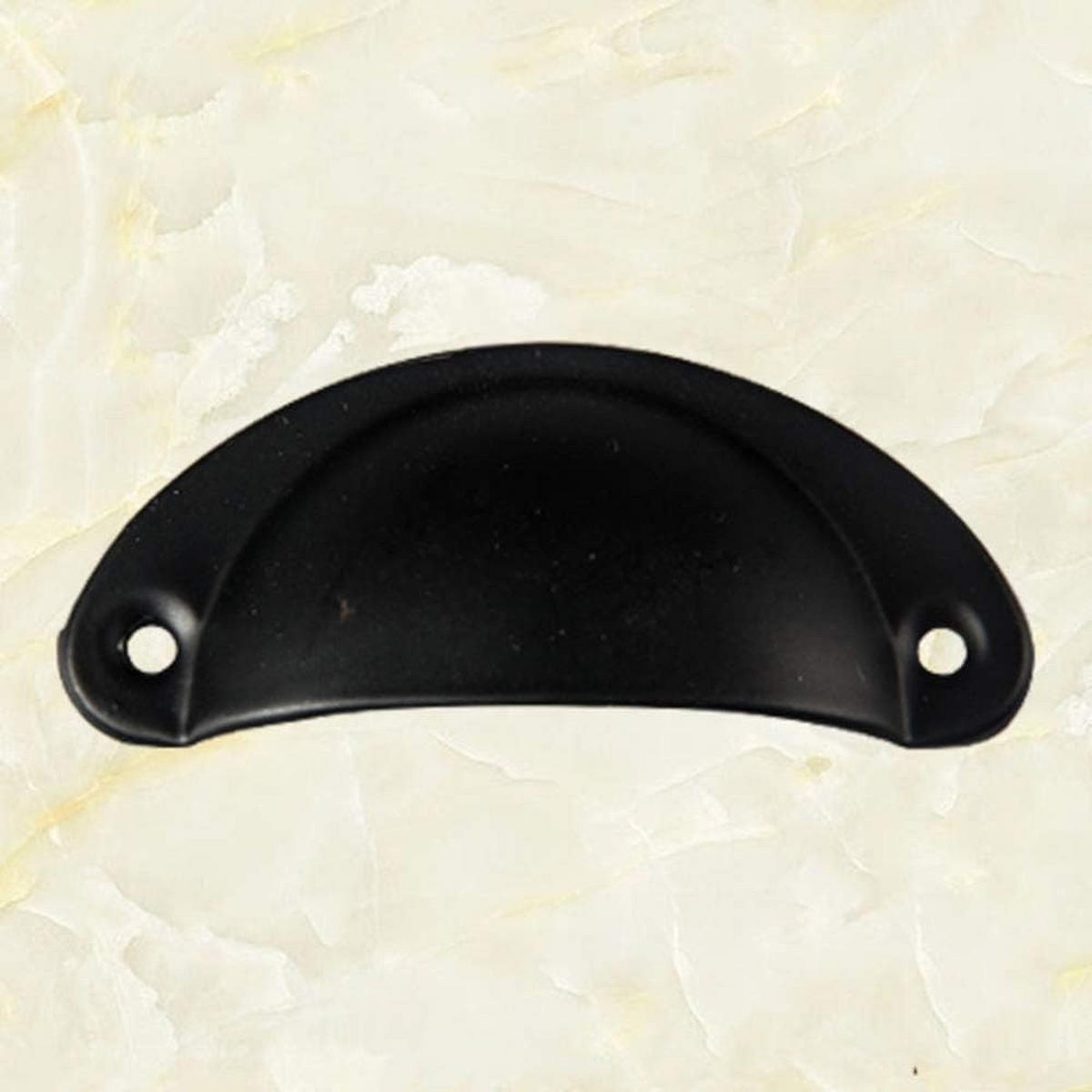 MÖBELGRIFF Schwarz 10er-Set 82 mm - Schwarz, Metall (3.5/3.5/8.2cm)