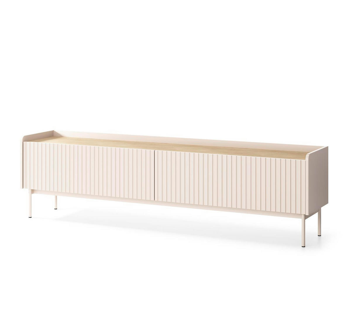 TV-SCHRANK Levant 181 Beige, Tv-Tisch - Beige, Holzwerkstoff (181/50/38cm) - Bettso