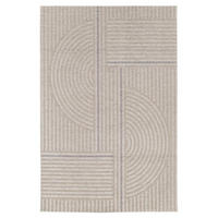 TEPPICH In- Outdoor, recycelt beige - Beige, Textil (120/170cm) - AFK Living