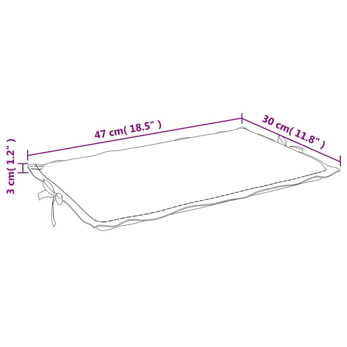 SONNENLIEGEN-AUFLAGE Creme 186/58/4 Cm Oxford-Gewebe - Creme, Textil (58/4/186cm) - vidaXL