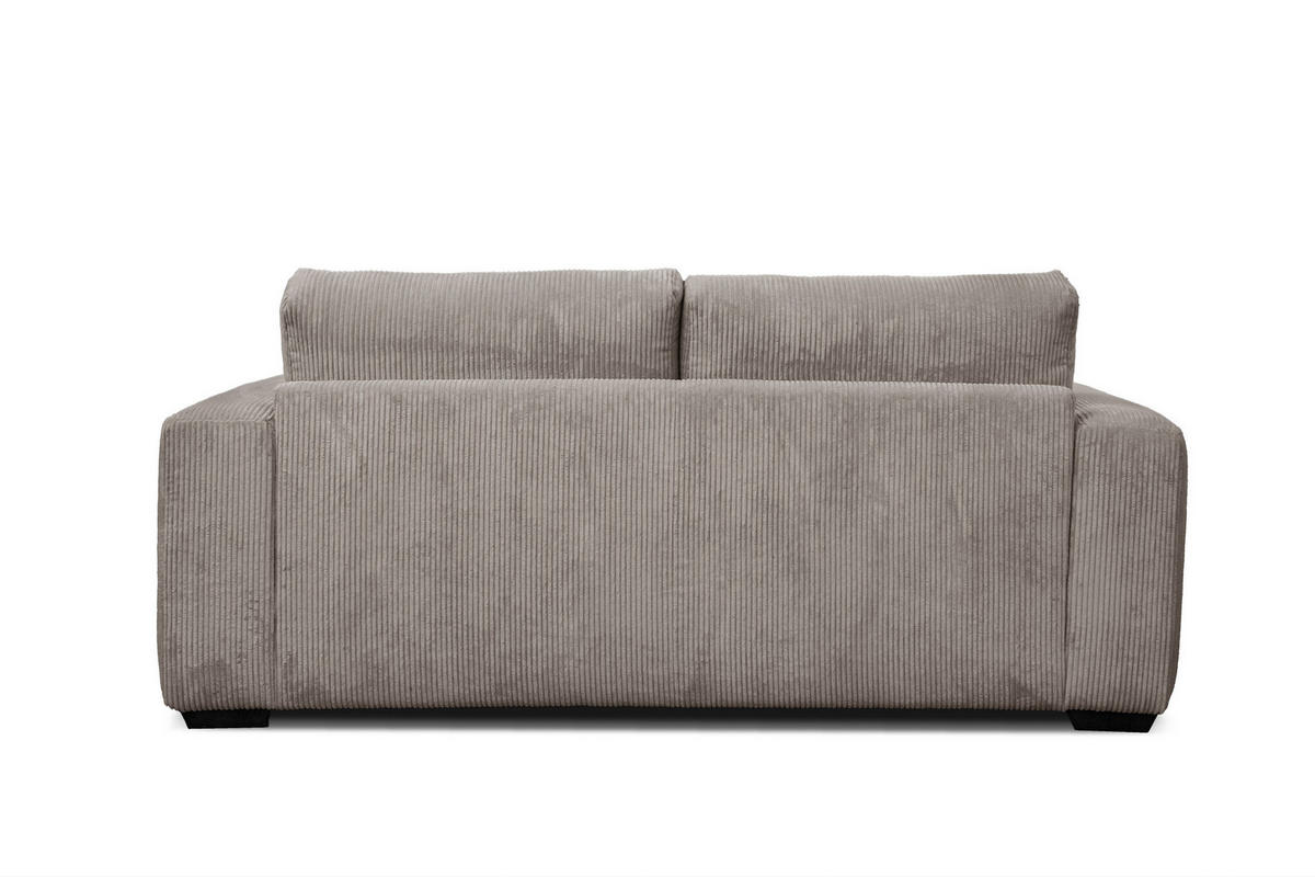 SOFA OLI 3-Sitzer, taupe - Taupe, Holz/Textil (208/91/108cm) - Courtois Laville