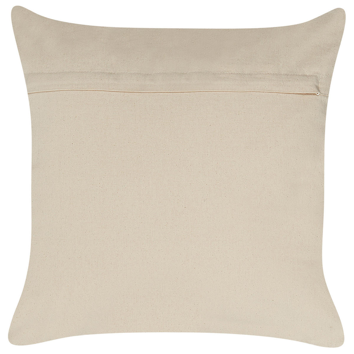 DEKOKISSEN 2er-Set Silber 50/50 cm Oujda - Silberfarben, Naturmaterialien/Textil (50/50cm) - Beliani