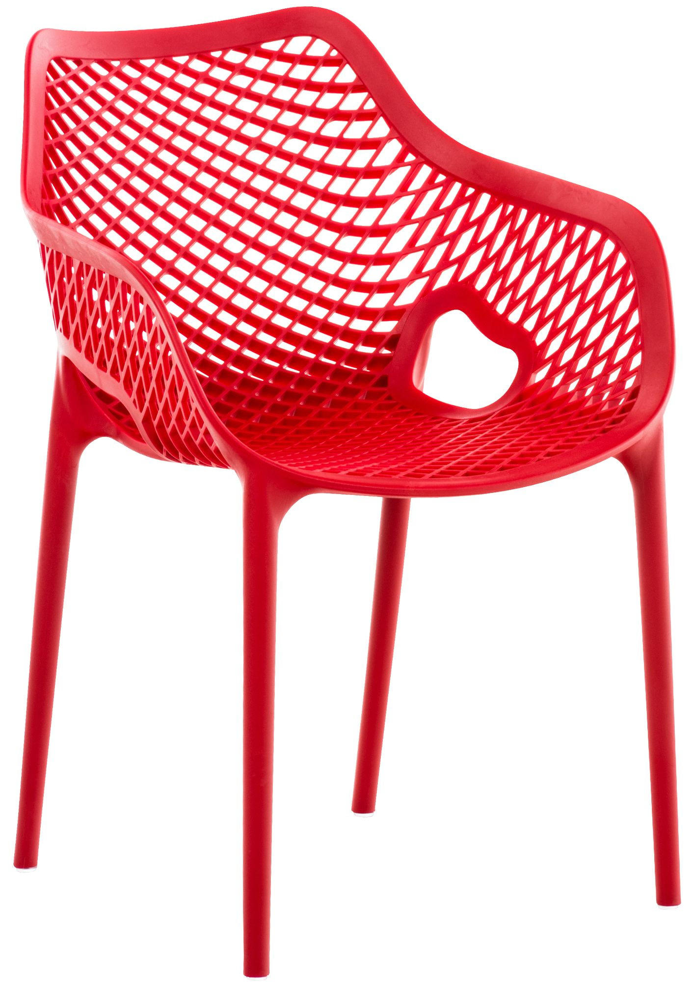 CLP Gartenstuhl Rot 57x81x60 cm