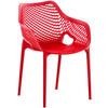 GARTENSTUHL Kunststoff Rot - Rot, Kunststoff (57/81/60cm) - CLP