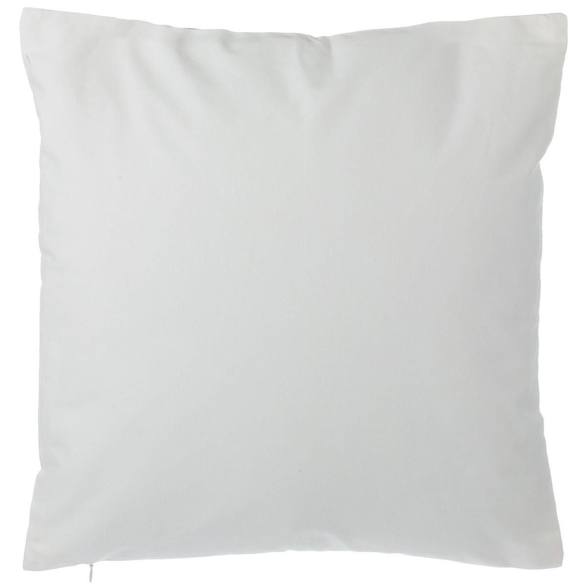 DEKOKISSEN 2er-Set Weiß 45/45 cm Clarkia - Weiß, Naturmaterialen/Textil (45/45cm) - Beliani