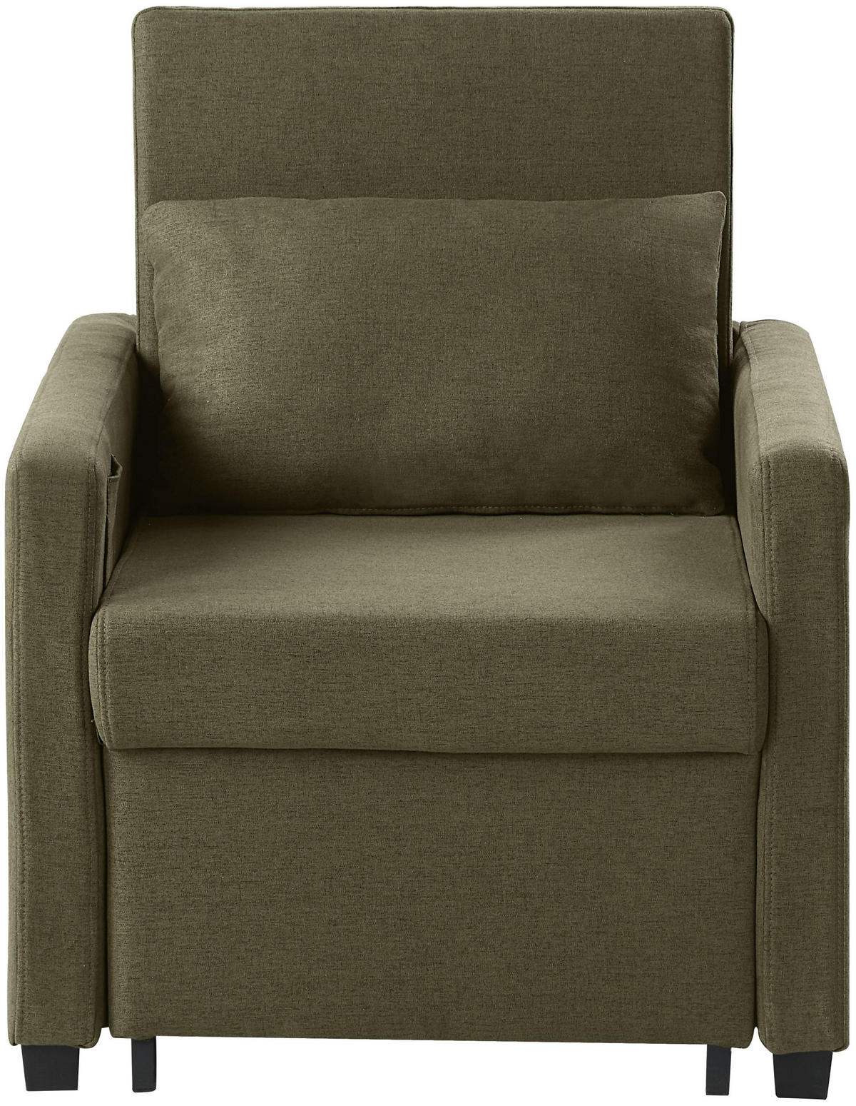 SCHLAFSESSEL Jerry Grün - Grün, Textil (74/89/91cm) - ATLANTIC home collection