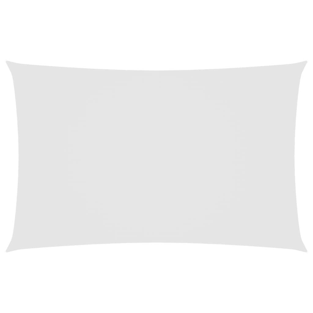 SONNENSEGEL Oxford-Gewebe Rechteckig 2,5x5 m Weiß - Weiß, Textil (500/250cm) - furnicato