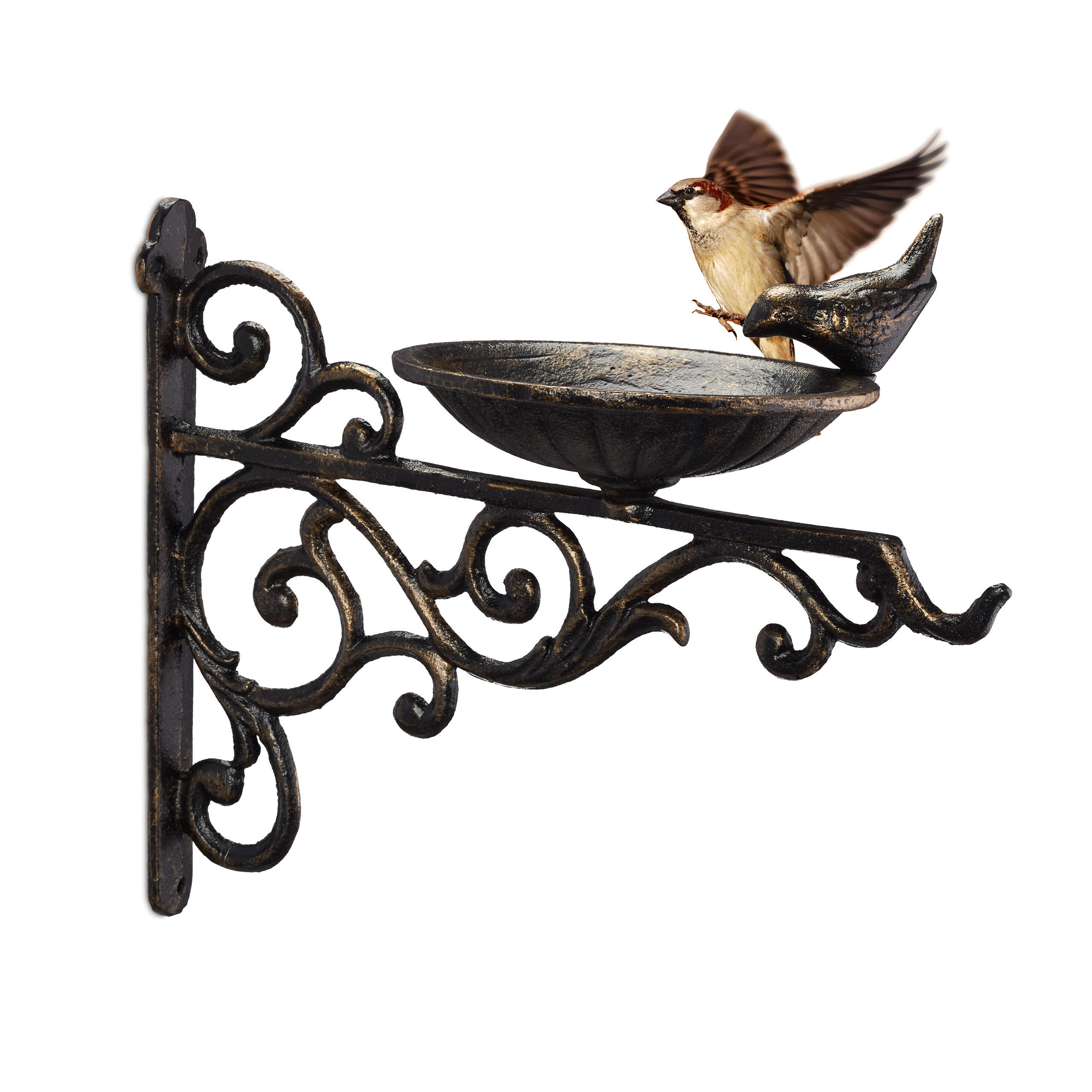VOGELTRÄNKE - Multicolor, Metall (28/24/14cm) - Relaxdays