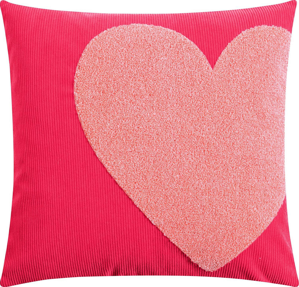 KISSENHÜLLE PIXIE Cordstoff - Rot, Textil (45/45cm) - Magma Heimtexx