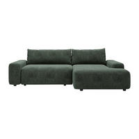 SCHLAFSOFA - 4 Personen - Stoff - Grün - - Grün, Textil (264/87/162cm) - Vente-Unique