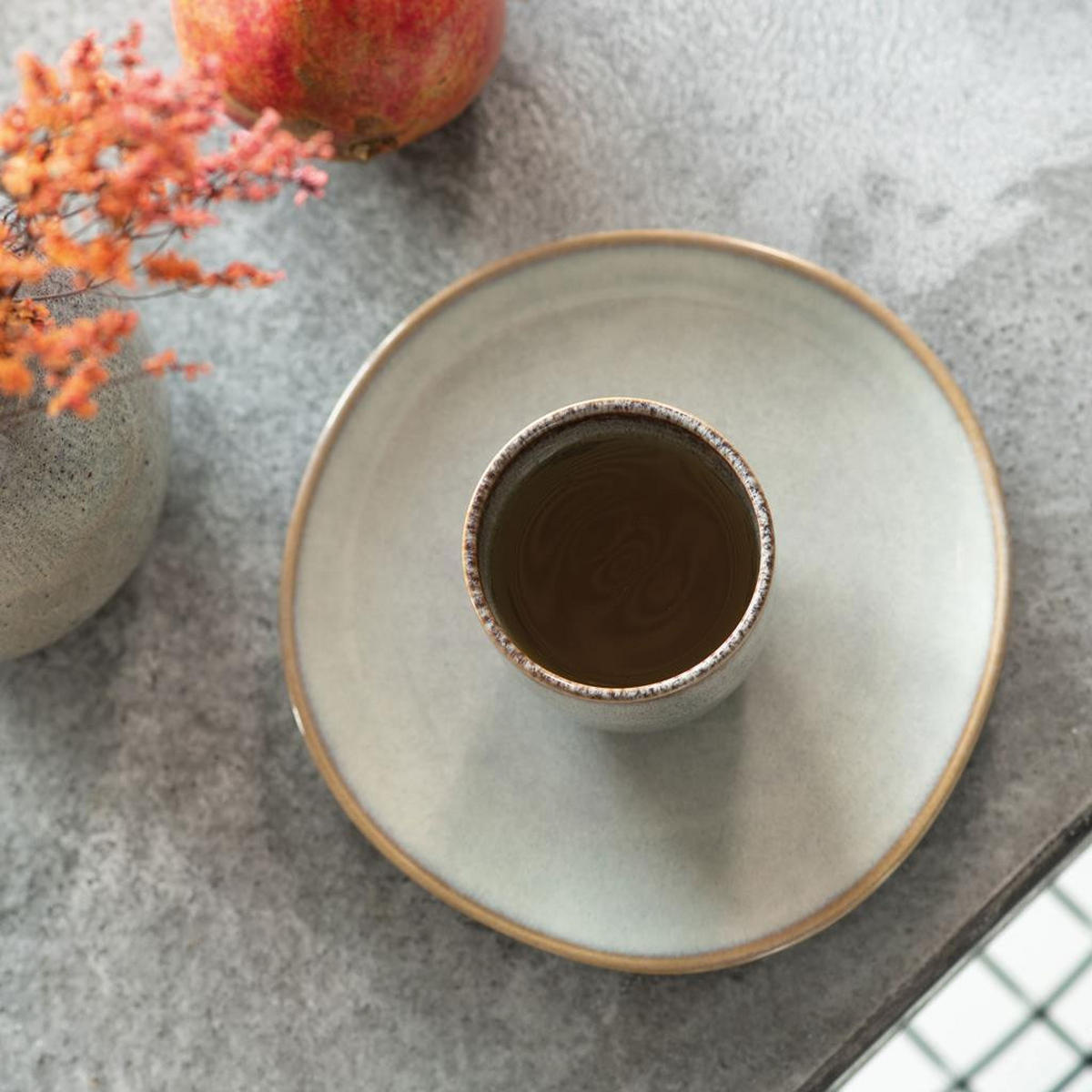 BECHER OHNE HENKEL Lave Beige 400 ml 6er Set - Beige, Keramik (0.4L) - like.Villeroy & Boch